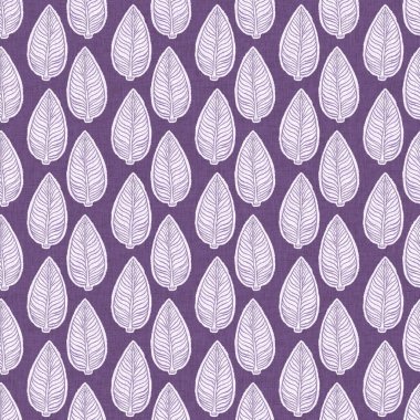 Cinsiyet olarak nötr mor botanik yaprak, dikişsiz raster arka plan. Basit, kaprisli, 2 tonlu bir model. Çocuk bezi duvar kâğıdı ya da her yerde skandal var.
