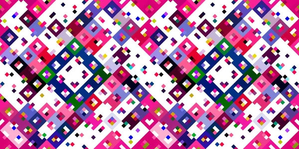Ретро Геометричний Візерунок Пікселів Веселі Калейдоскопічні Рожеві Шпалери Барвиста Літня — стокове фото