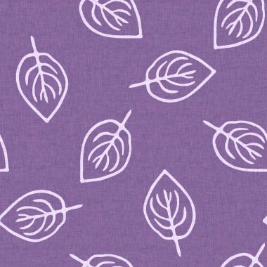 Cinsiyet olarak nötr yaprak dikişsiz raster arka plan. Basit, mor, 2 tonluk bir desen. Çocuk odası duvar kâğıdı ya da her yerde skandal var.