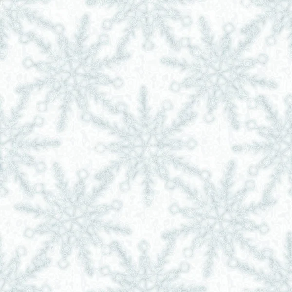 Blanco Suave Sobre Fondo Patrón Copos Nieve Blanco Simple Efecto — Foto de Stock