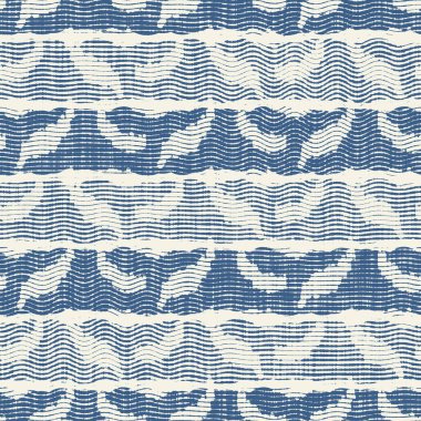 Hassas Fransız dantel efekti. Kusursuz çizgili desen. Süslü Provence tarzı dantelli kır evi dekorasyonu. Kırsal, modern, pejmürde, şık tasarım için keten kumaş duvar kağıdı.