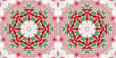 Kusursuz Noel Noeli nostalji sınırı. Aralık bayramı washi bandı için sezonluk kırmızı süsleme. Kış botanik vintage scandi tekrar kurdelesi