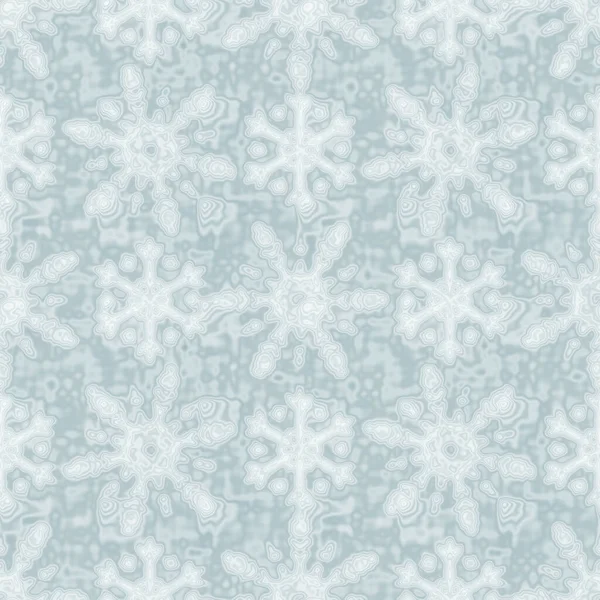 Weiches Weiß Auf Weißem Schneeflockenmuster Hintergrund Einfache Minimale Eis Unschärfeeffekt — Stockfoto