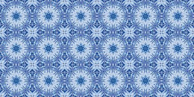 Çivit mavisi kar tanecikli Batik. Frosty batik boyama efekti pürüzsüz kenar. Soğuk bayram şenliği kurdelesi