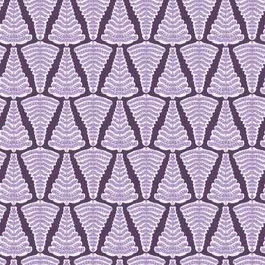 Cinsiyet olarak nötr mor botanik yaprak, dikişsiz raster arka plan. Basit, kaprisli, 2 tonlu bir model. Çocuk bezi duvar kâğıdı ya da her yerde skandal var.