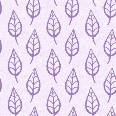 Cinsiyet olarak nötr mor botanik yaprak, dikişsiz raster arka plan. Basit, kaprisli, 2 tonlu bir model. Çocuk bezi duvar kâğıdı ya da her yerde skandal var.