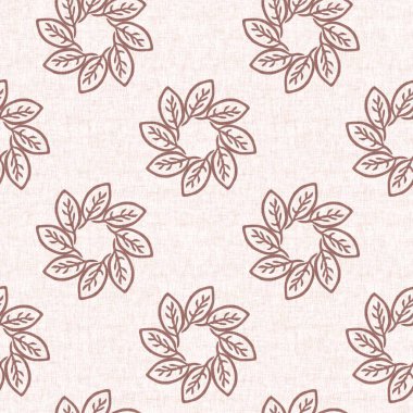 Sakin yeni doğan yaprak yaprakları dikişsiz desen. Cinsiyet açısından nötr bebek odası dekorasyonu. Scandi stili eskiz duvar kağıdı arkaplan taşı ya da yeni yürümeye başlayan giysi modaName