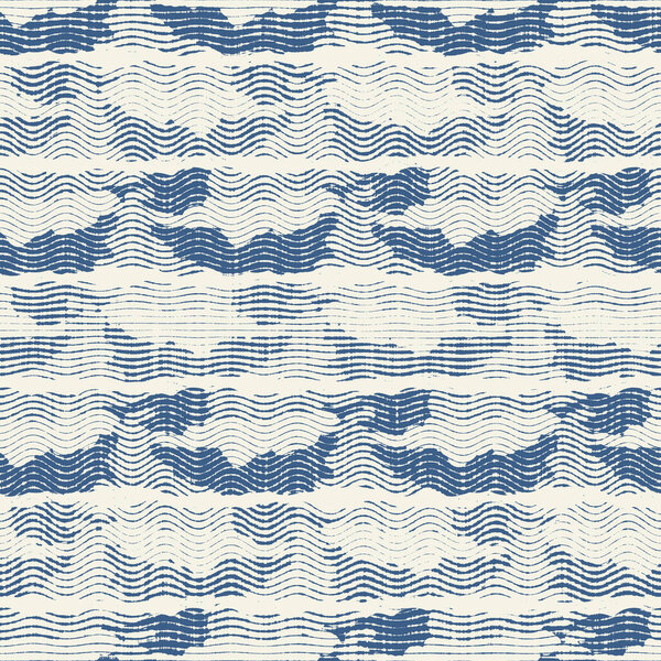 Delicate french lace effect seamless stripe pattern. Ornate provence style lacy ribbon country cottage decor background. Linen fabric wallpaper for rustic modern shabby chic design