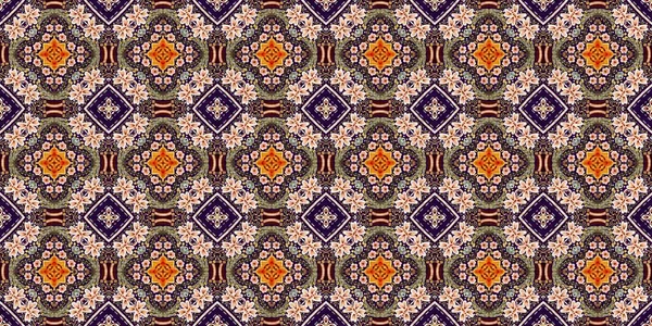 Rustic Provence Floral Border Pattern Boho Whimsical French Swatch Washi — Fotografia de Stock