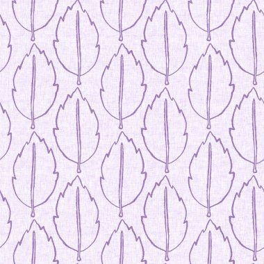 Cinsiyet olarak nötr mor botanik yaprak, dikişsiz raster arka plan. Basit, kaprisli, 2 tonlu bir model. Çocuk bezi duvar kâğıdı ya da her yerde skandal var.