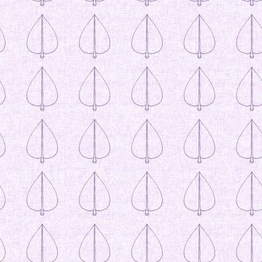 Cinsiyet olarak nötr mor botanik yaprak, dikişsiz raster arka plan. Basit, kaprisli, 2 tonlu bir model. Çocuk bezi duvar kâğıdı ya da her yerde skandal var.