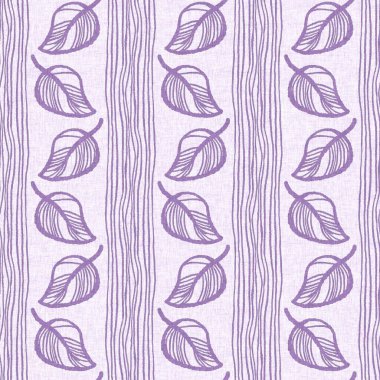 Cinsiyet olarak nötr mor botanik yaprak, dikişsiz raster arka plan. Basit, kaprisli, 2 tonlu bir model. Çocuk bezi duvar kâğıdı ya da her yerde skandal var.