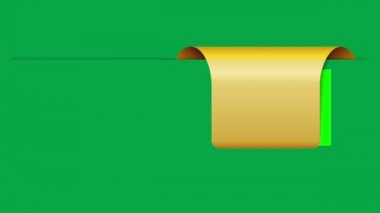 Yeşil çizgili açığa