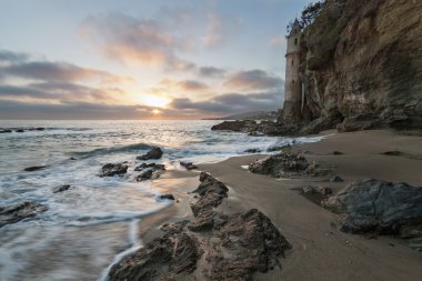 Victoria beach günbatımı