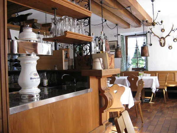 Intérieur du café bar de l'hôtel en Allemagne — Photo