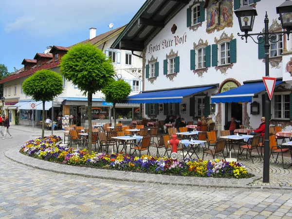 Bayerische Straßen Stockfoto