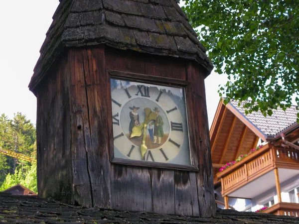 Old wooden clock Royalty Free Stock Photos