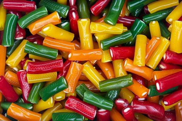 Colorful Gummies Lots Sweets Abstract Background Design Project — Stock Photo, Image
