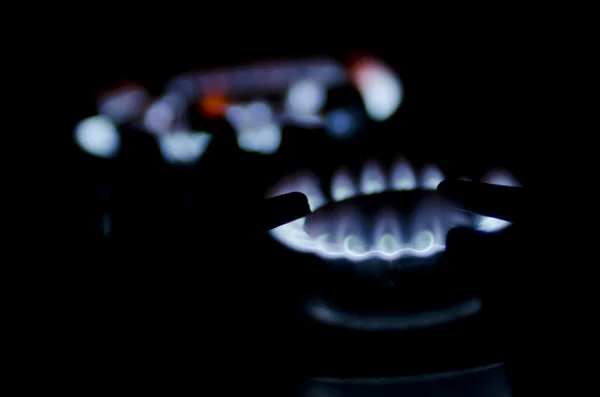 Flamme de gaz naturel — Photo