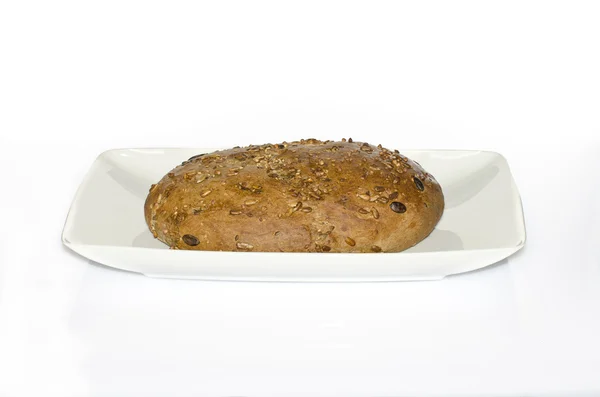 Pan integral sobre fondo blanco — Foto de Stock