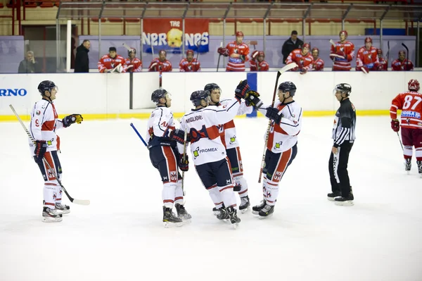 Hockey sobre hielo Liga Premier Italiana — Foto de Stock