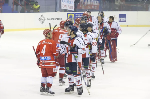 Hockey su ghiaccio Premier League Italiana — Foto Stock