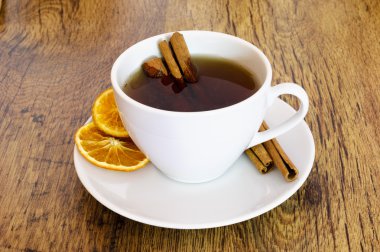 tarçın ile portakal çay