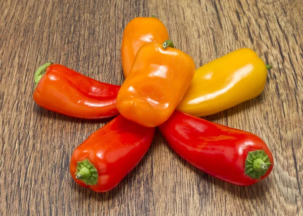 Gemengde paprika 's — Stockfoto