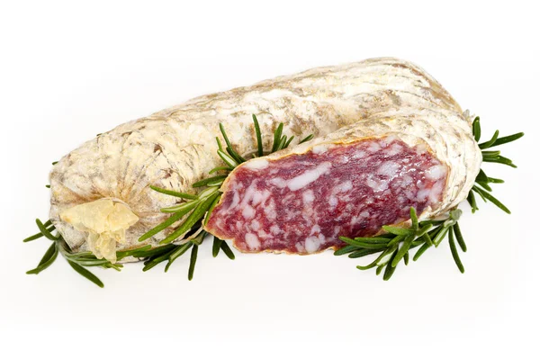 Fatias de salame da Itália — Fotografia de Stock