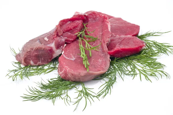 Filete de carne fresca y cruda —  Fotos de Stock