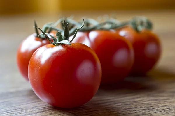 Tomates cereja frescos maduros — Fotografia de Stock