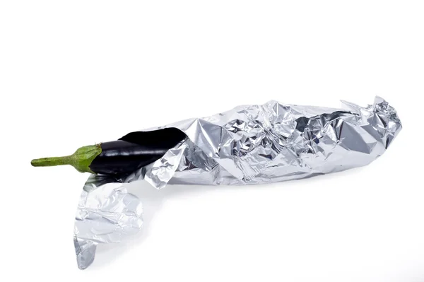 Baking foil or aluminum foil — Stock Photo, Image