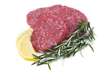 koruyucu film ile ham hamburger