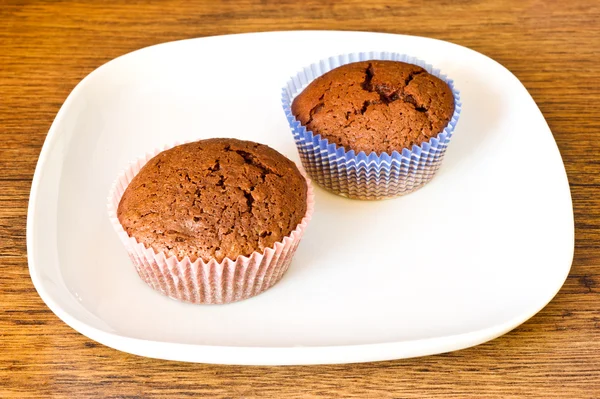 Magdalenas de chocolate — Foto de Stock