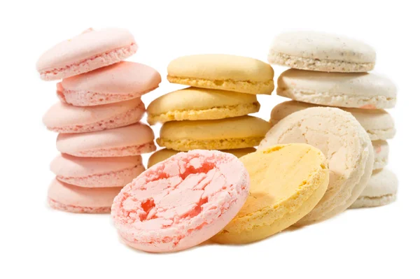 Kolorovaný vafle pro macarons — Stock fotografie