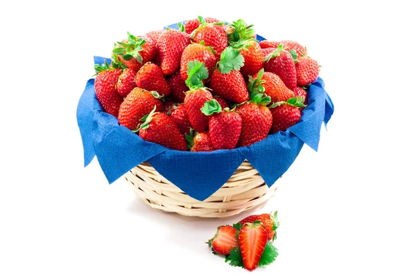 Basket of strawberries — Stock Photo, Image