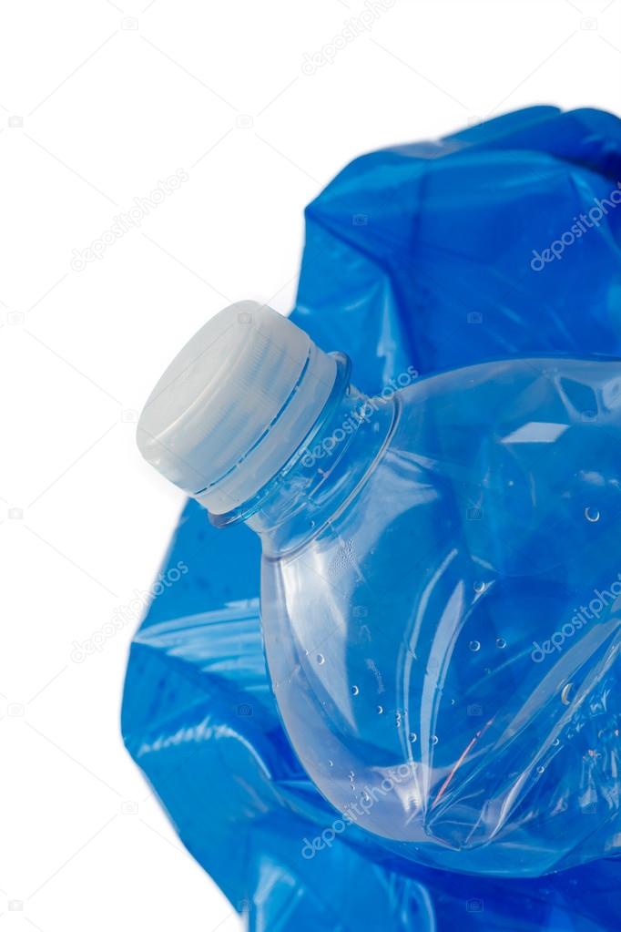 Plastic bottle closeup