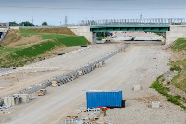 Carretera en reconstrucción —  Fotos de Stock