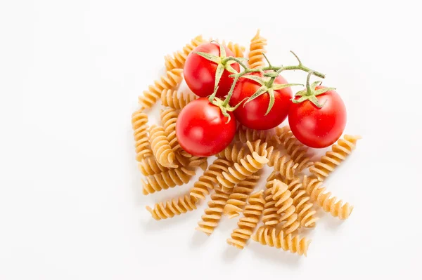 Pasta italiana mixta en fondo blanco —  Fotos de Stock