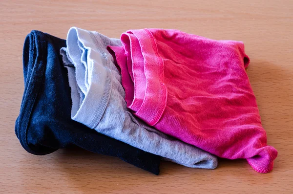 Kolorovaný prádlo — Stock fotografie