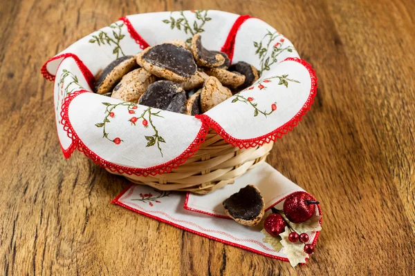 Schokolade hausgemachte Gebäckkekse — Stockfoto