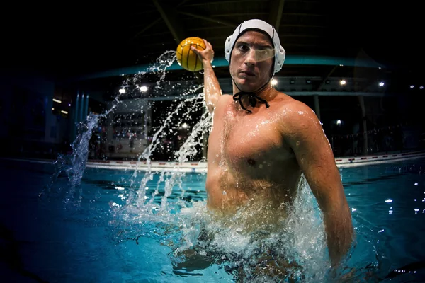 Water polo player — Stock Photo, Image