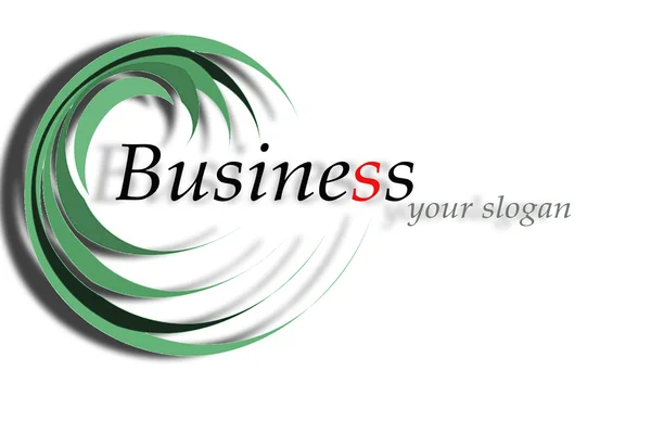 Logo design green — Stock Photo, Image