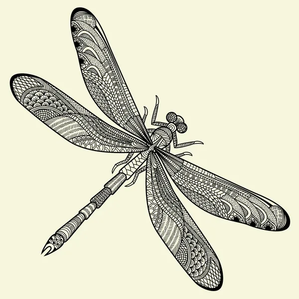 Libellula — Vettoriale Stock