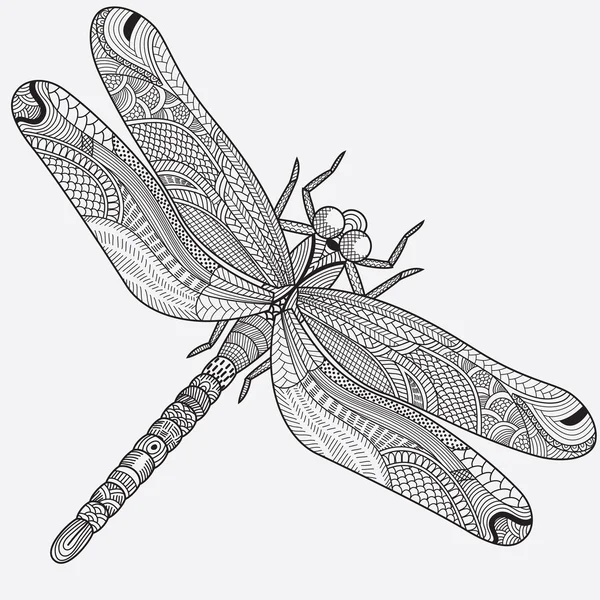Αφηρημένη dragonfly — Διανυσματικό Αρχείο