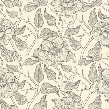 Kusursuz çiçek deseni