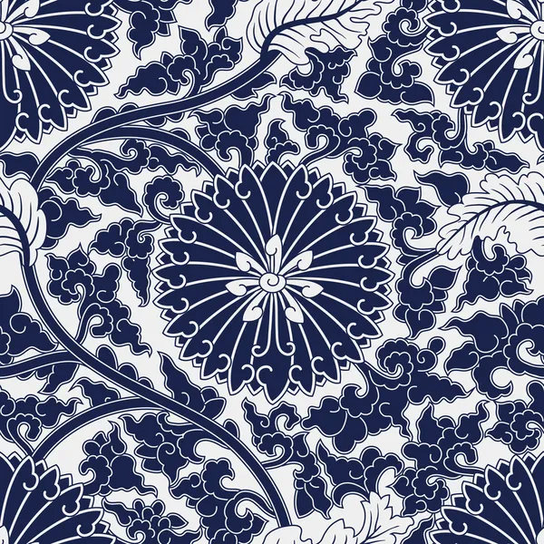 Seamless chinese pattern — Stock Vector