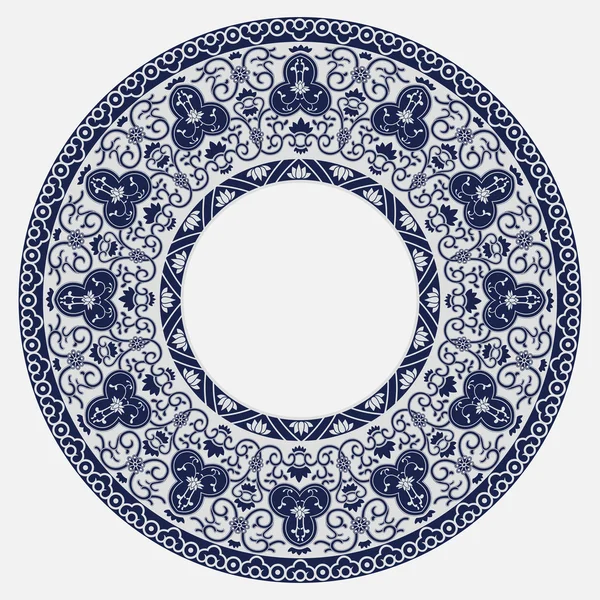 Achtergrond met chinese ornament — Stockvector