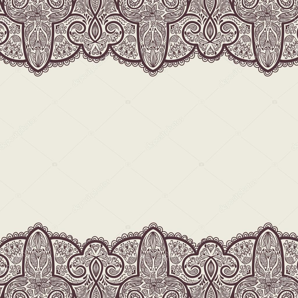 Background with lace ornament