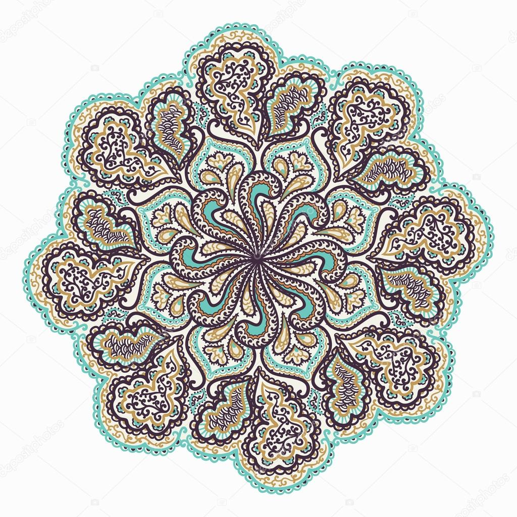Background with lace ornament